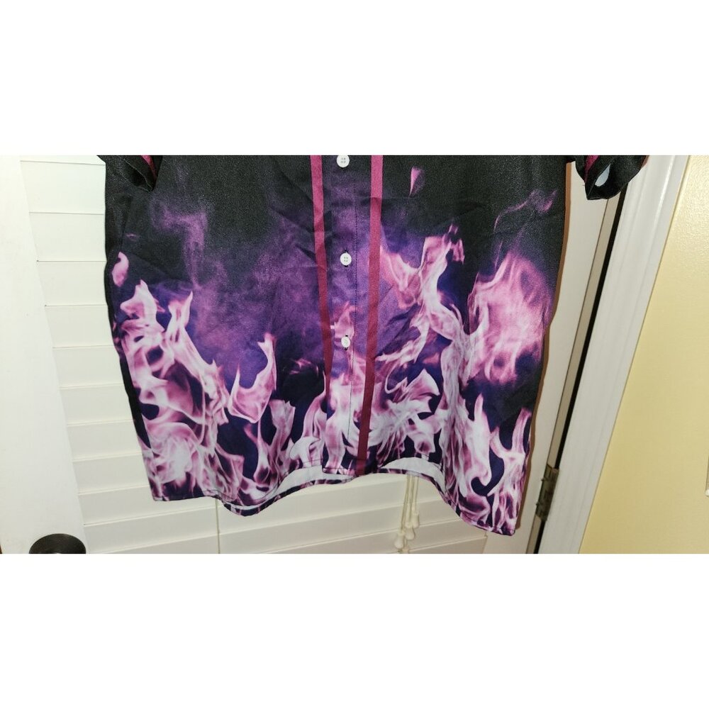 DRAGON BALL Z womens medium 165/88A baseball jersey all over print............B7 - Picture 3 of 11